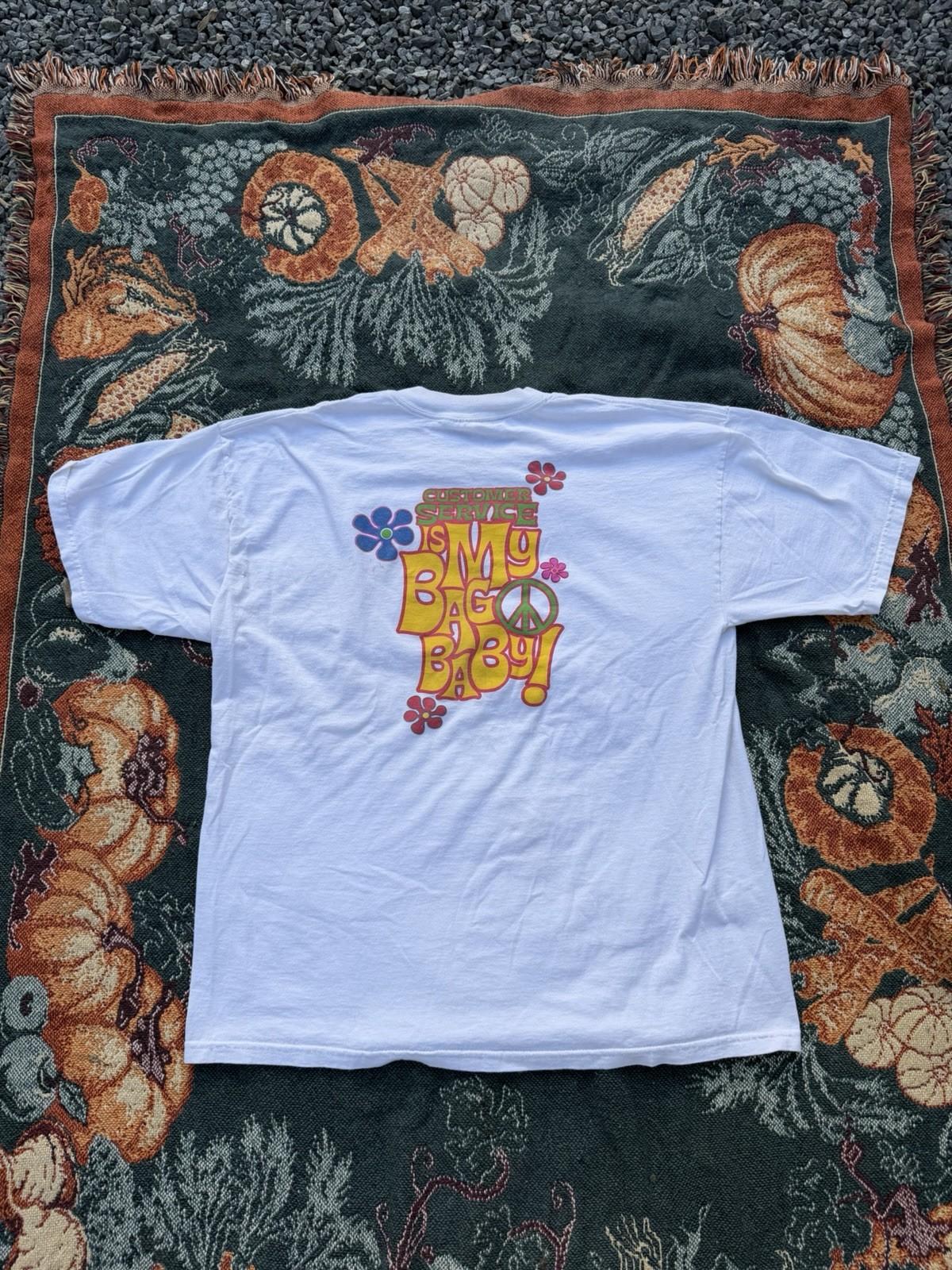 Vintage 90s Blockbuster Austin Powers Movie Promo RARE Mens White Shirt Size XL Unisex T-Shirt XXXL