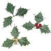 Ornaments Fake Fruit Plant Christmas Decorations Handcraft Accessories Artificial Leaf Berry