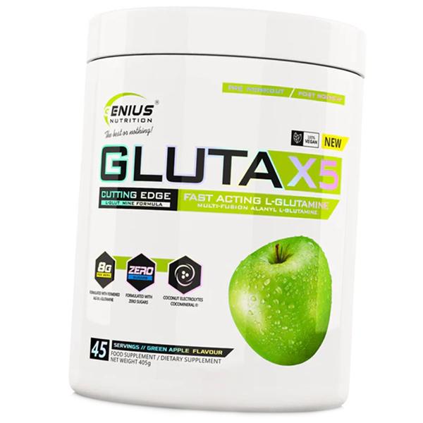 Fermentiertes Glutamin, Gluta-X5, Genius Nutrition 405g (32562001)
