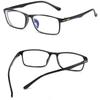 Lightweight Square Reader Glasses  Women Men Fashion Rectangle Myopia Eyeglasses