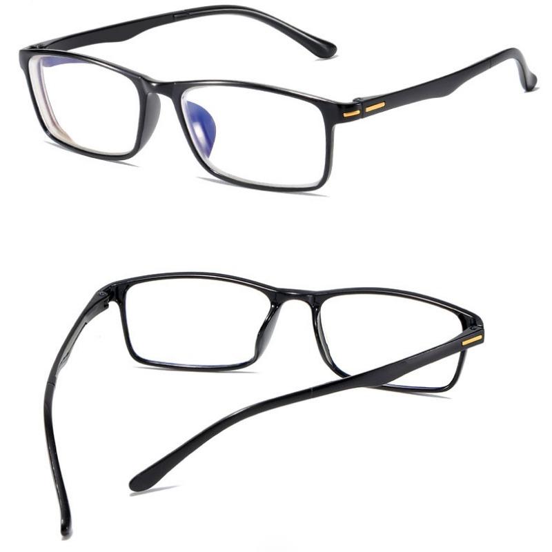Lightweight Square Reader Glasses  Women Men Fashion Rectangle Myopia Eyeglasses
