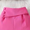 2-6T Summer Baby Suit New Girls Suit Foreign-style Candy-coloured Halter Top + Shorts 2pcs