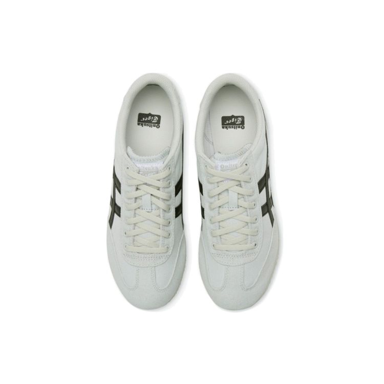 Onitsuka Tiger Machu Racer Fabric Versatile Trendy Shock Absorbing Non-Slip Durable Lightweight Low-Top Casual Shoes Unisex sneaker Gray 1183A858-020