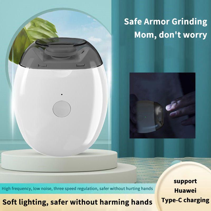 Elektrische Nagelknipser mit Licht Automatischer Maniküre-Trimmer Erwachsener Baby Fingernagel Zehennagel Schere Pediküre Polieren Nägel Schneider