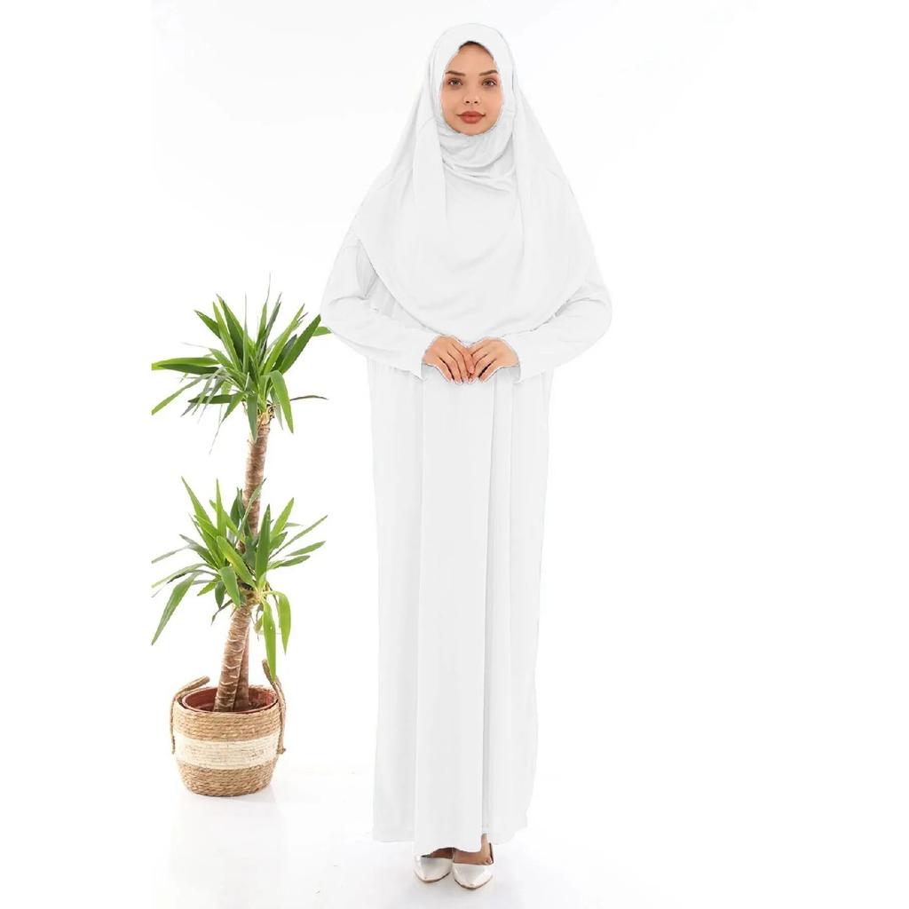 One-piece Prayer Dress, Halter-length, Black