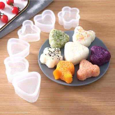 Kitchen Sushi Maker Onigiris Mold Triangle Sushi Mould Nori Onigiri Rice Shaper Kids Rice Molds Japanese Bento Making Machine