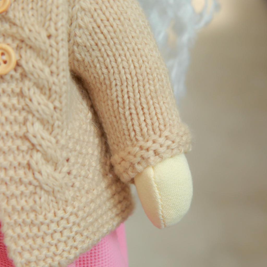 BlissfulPixie Waldorf Doll Handmade Doll Lusia 30cm Soft Girl Cute Stuffed Animal Best Doll for Kids -