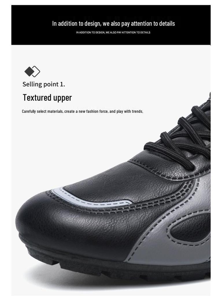 Men's Plus Size Non-Slip Slip-On Casual Sneakers for Spring & Autumn