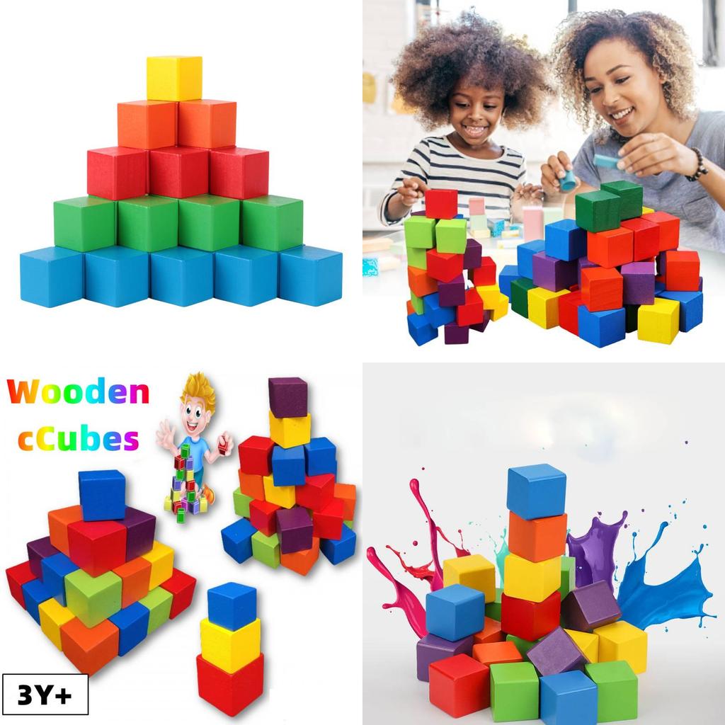 Hochwertige Holzwürfel Mathespielzeug für Kinder