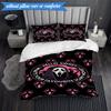 Horror Movie Characters 3pcs K-pop music group Bedding set,Ideal for Bedroom, Dormitory,Including Duvet Cover And 2pcs Pillowcases,Fan gifts