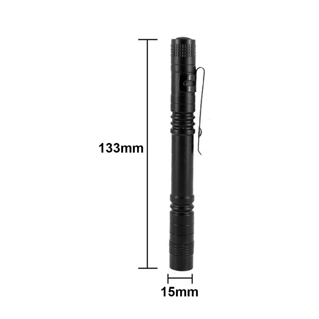Uv Flashlight 365nm Ultraviolet Torch With Pen Clip Battery-power Manual Portable Light Led-and-uv-flashlight Scorpion Detection