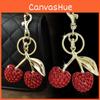 Fruit Pendant Keyring With Sparkling Stones For Stylish Bag Decor And Accessories