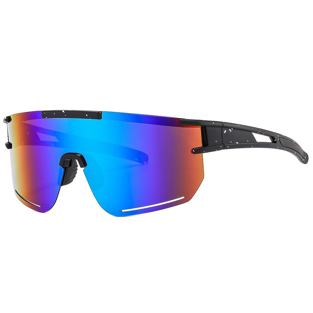 Outdoor Sports Glasses Large Frame Cycling Windproof Sunglasses Trendy Sunscreen Sunglasses Men