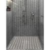 Square Bath Mat, Non-slip Bath Mat with Suction Cup, Bath Mat, Drain Hole, Machine Washable