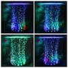 Acquario subacqueo LED luce aria bolla pietra colorata per acquario lampada rotonda