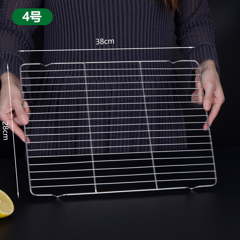 Stainless Steel Barbecue Mesh Oven Pastry Heat Dissipation Mesh Rectangular Barbecue Mesh