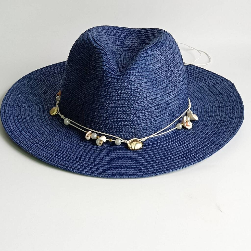 Summer Straw Hat Bohemian Shell Accessories Men and Women Straw Hat Sun Hat Candy Straw Hat Summer Hat  Chapeau