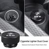pzkem4 Car Cigarette Lighter Dustproof Plug Cover No Smoking Fire Button Cap For BMW 1 3 5 7 series X1 X2 X3 X5 X6 G30 G20 G11 G12 F40
