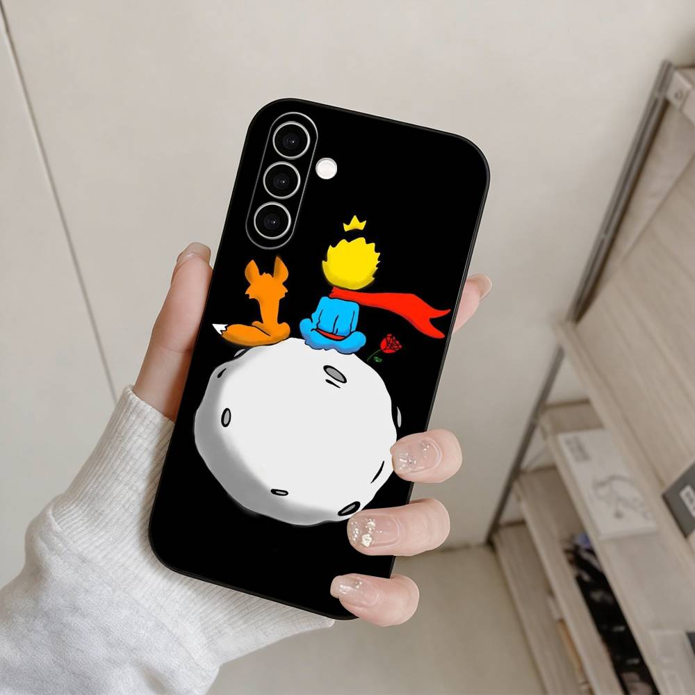 The Little Prince Phone Case For Samsung Galaxy A73,A72,A71,A70,A53,A52,A51,Others Soft Black Cover