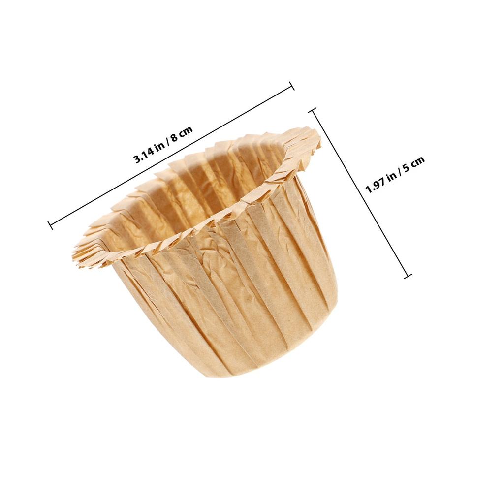 30Pcs Sturdy Oil Paper Cupcake Liners Muffin Papers Baking Cups for Baking Decorating Weddings Parties Professional Cupcake