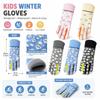 Windproof Children Gloves Panda Print Warm Mittens Gifts Kids Winter Gloves  Cold Weather Wear