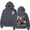Singer Maria Becerra Album 2026 Tour Hoodie neutral Hip Hop Pullover Long Sleeves Loose Casual Vintage Sweatshirts Streetwear