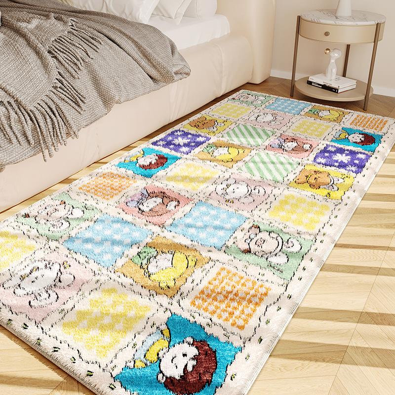 Couverture de chevet isolante d'hiver pour chambre d'enfant, Coussin pour le pied du lit, le salon, le balcon, Décoration intérieure
