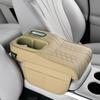 1 Car Center Console Tray with Raised Design, Tissue Box and Cup Holder, Multi-Color Options, Storage Mat