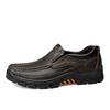 Italy Handmade Genuine Leather Shoes 47 Men Loafers Soft Leather Men Thick Sole Casual Shoe Male Footwear Black Brown Slip-on