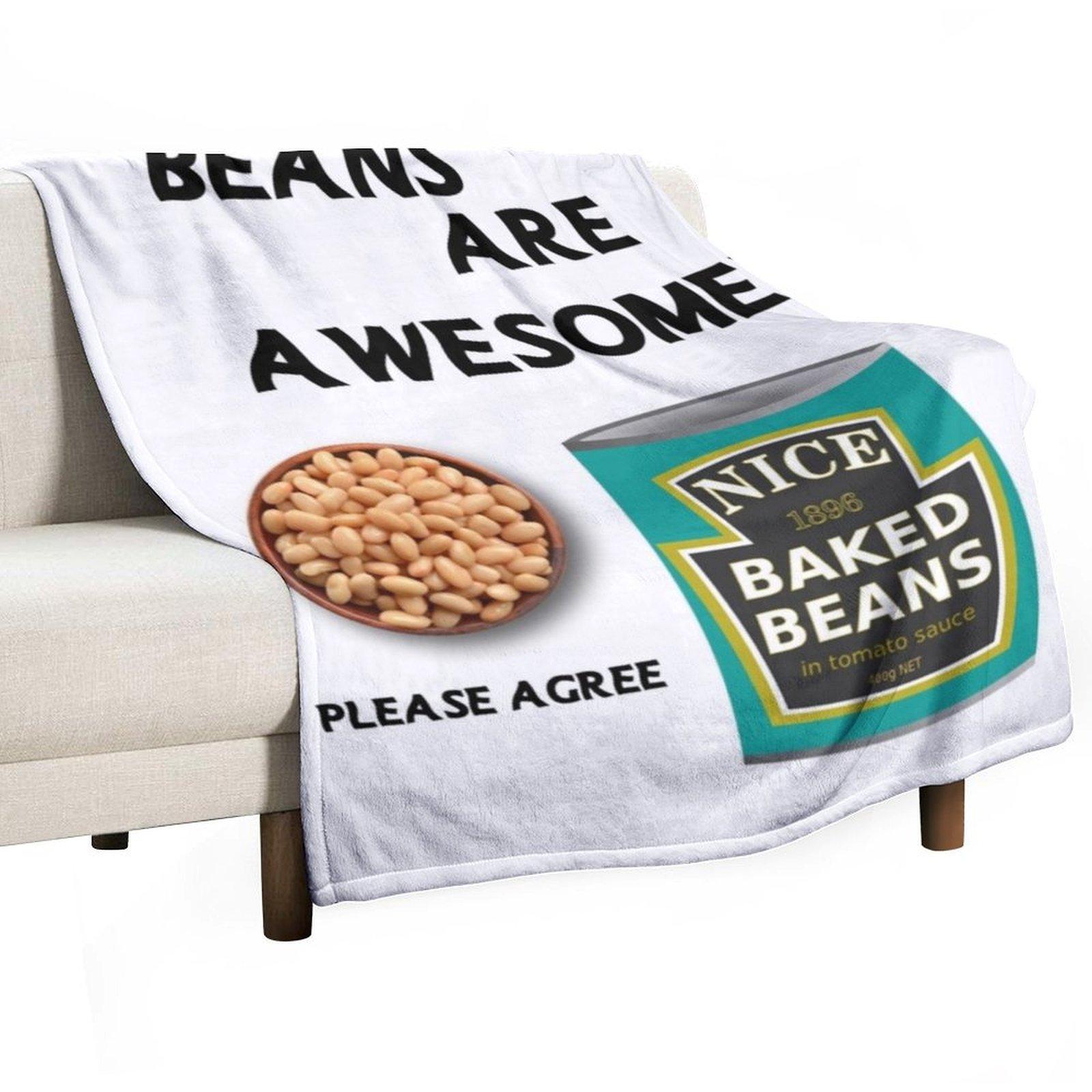 Bean club Throw Blanket Plush Vintage Furrys Sofa Quilt Blankets 30x40in