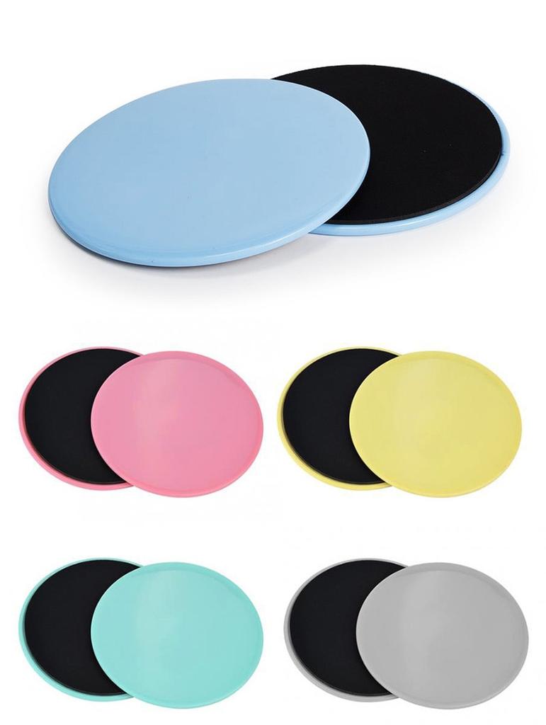 2pcs Sliding Gliding Fitness Discs Abdominal Exercise Sliding Plate Pilates Yoga Gym Abdominal Core Training Exercise Equipment