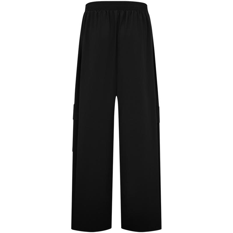 Calvin Klein Half Elastic Waist Cargo Pocket Outdoor Running Wide Leg Casual Pants Women pants GWS6P602