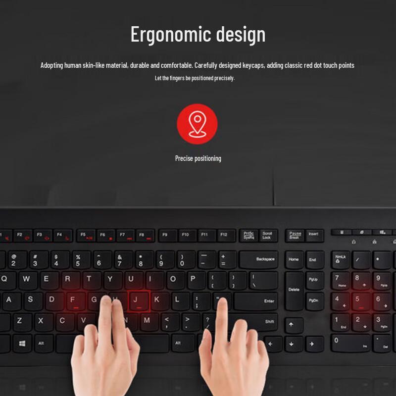 Lenovo M120K Ultra-Thin Wired Keyboard
