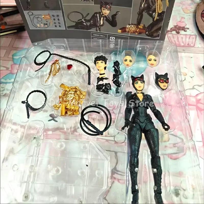 

В наличии Завод Arkahm Kaiyodo Revoltech Yamaguchi Женщина-кошка Фигурки Ko Model Фигурка на шарнирах Подарки Игрушки MAX Подвижная Артикулированная Масштаб Детализированная 2 Arkahm MAX Factory