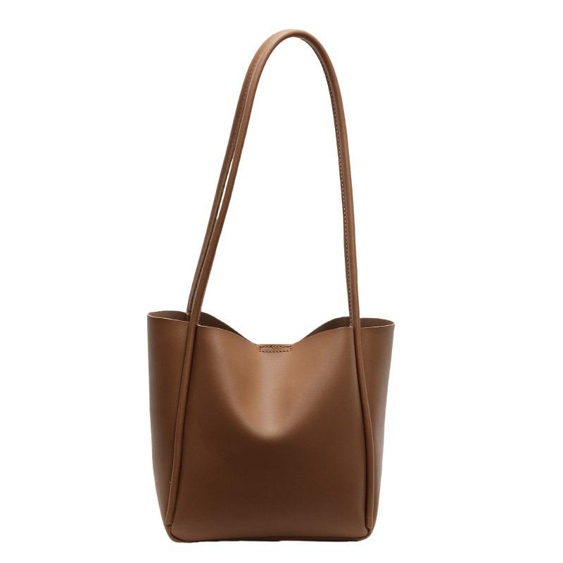 Fashion Child and Mother Bucket Bag Women's High-end Sense Niche Underarm Bag Commuter Shoulder Messenger Bag Large Capacity Tote Bag