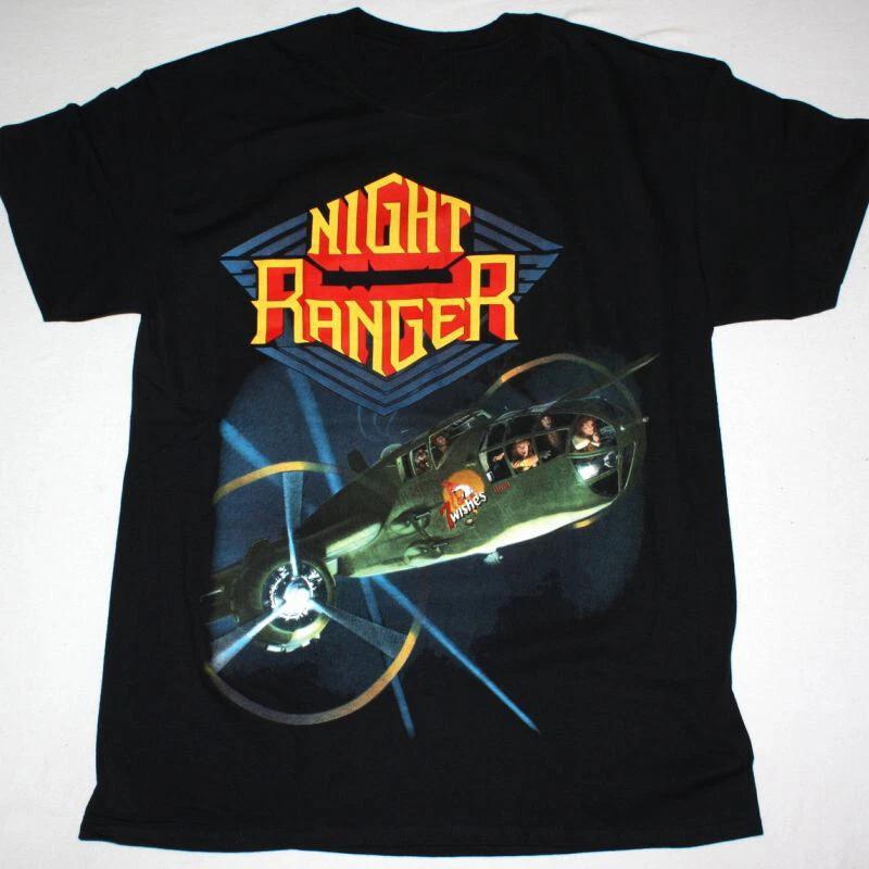 Night Ranger Rock Band Black Heavy Cotton Shirt Gift For Fan S