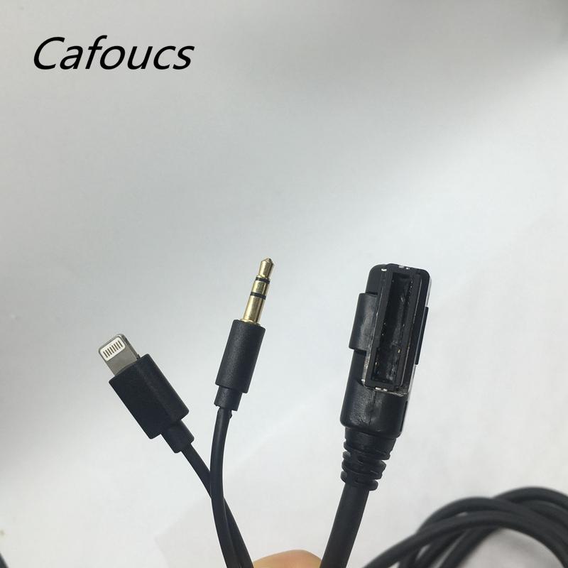 For MERCEDES BENZ MMI Music Interface AUX Cable 8-PIN ADAPTER Charge for iPod iPhone 5 5s 6 6plus