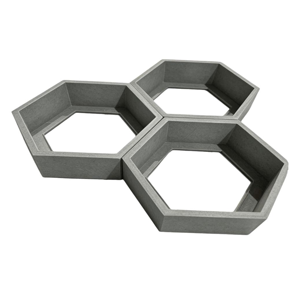 3PCS Nordic Style Hexagonal Suspended Storage Rack Hexagonal Floating Shelves Home Decor