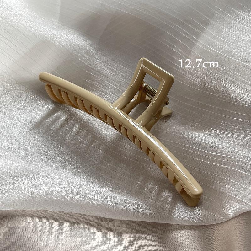 Exquisite Acrylic Claw Clip for Thick Hair - Large High-End Shark Hairpin