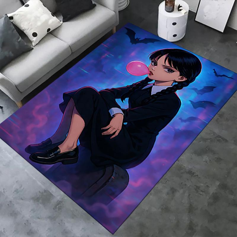 The Addams Family Charming Bubble Gum Girl Chair Mat: Perfect for Home Decor, Office Use, and Gifts - Ideal for Any Room!.1242a