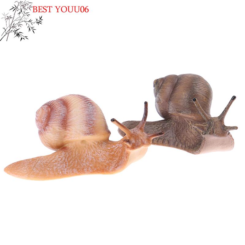 (YOUU06)Symulacyjny model zwierzęcia owada Mini zwierzęcy cykl wzrostu ślimaka Ornament