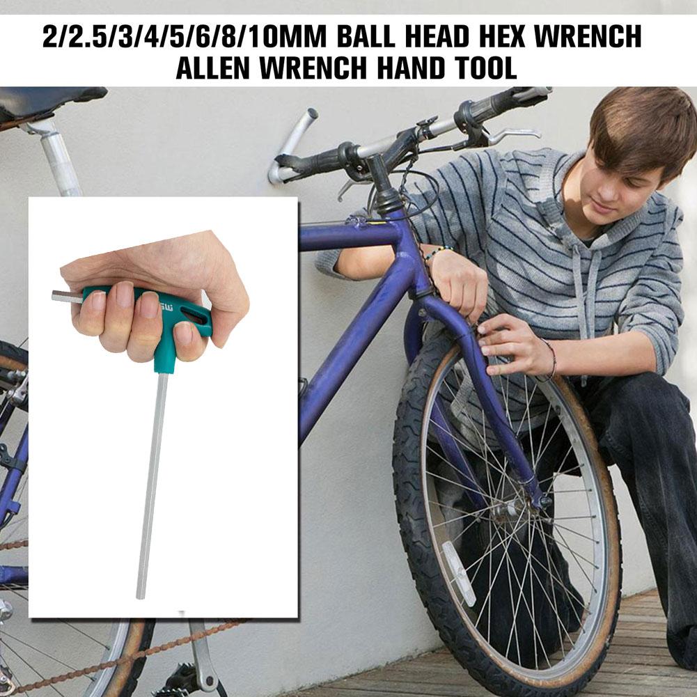 T-rukojeť Šestihranný Allenův klíč Šrouby Šroubovák Klíč Master klíč Šestihranný klíč 3/4/5/6mm Allenovy klíče s T-rukojetí Klíče Nářadí Nové