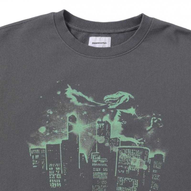 Thisisneverthat Nightmare Crewneck Dark Grey