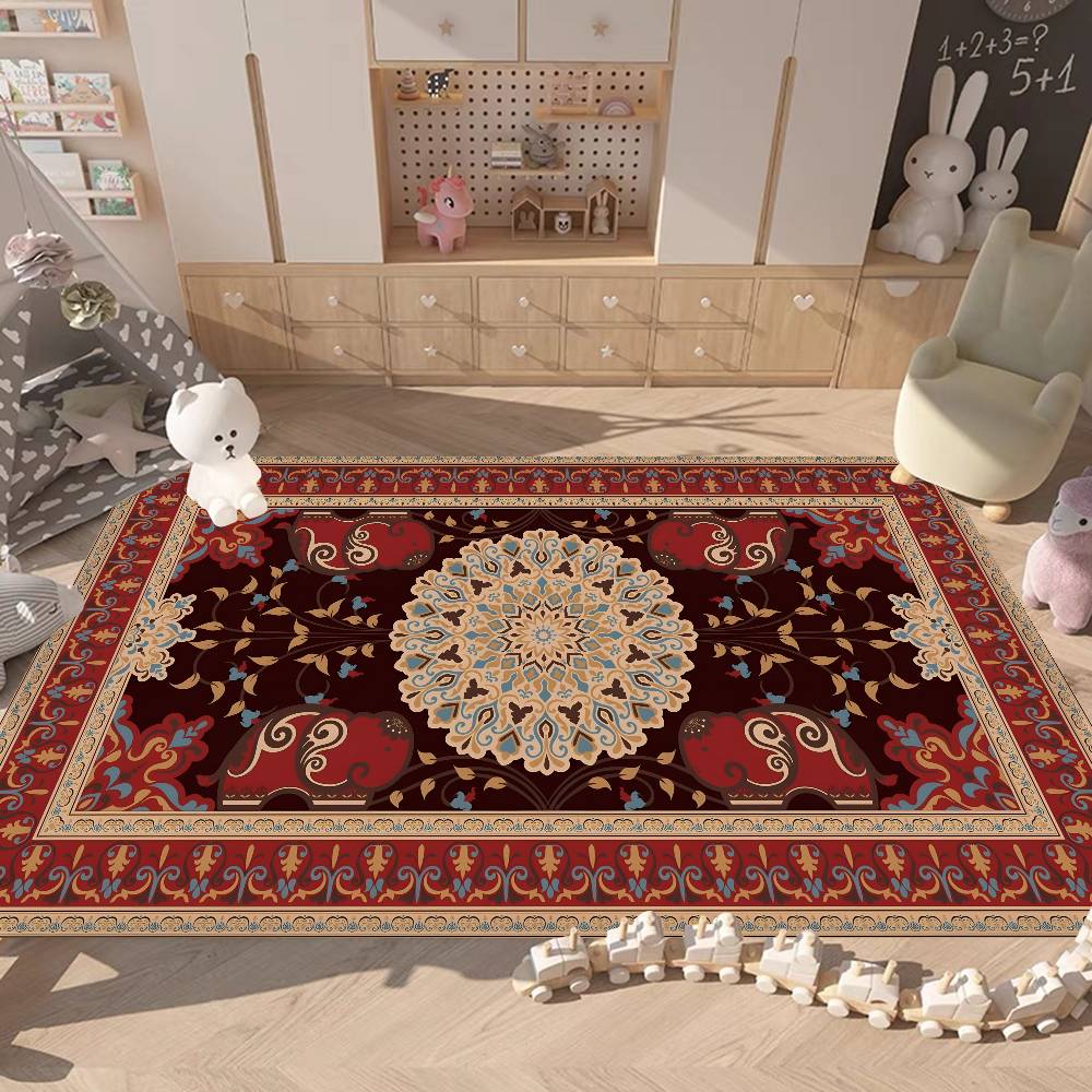 Persian Carpet Floor Mat Cheaper Anti-slip Modern Living Room Balcony Printed Bedside Mats