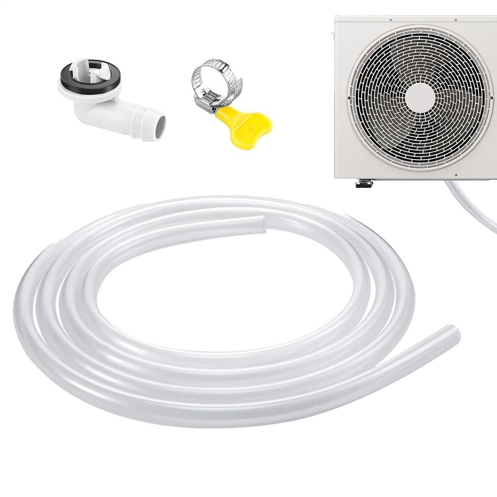 Air Conditioner Drain Hose Peristaltic Pump Tube 12MM Flexible Leakproof Transparent Air Conditioner Drainpipe Repair Tool