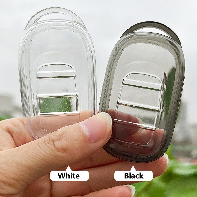 Transparent Black Tpu For Honda Civic Accord Hr-V Cr-V Crv    Remote Car Key Case Cover Fob Bag Keychain Accessories