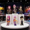 6-teiliges Set K-Pop Demon Hunters Figurenspielzeug Cartoon Rumi/Mira/Zoey Actionfigur PVC Schreibtischdekoration Modellpuppe Spielzeug Geschenk für Fans