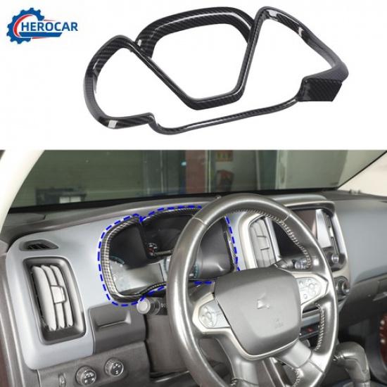 Carbon Fiber Inner Dash trument Box Cover Trim for Chevrolet  GMC-CANYON 14+