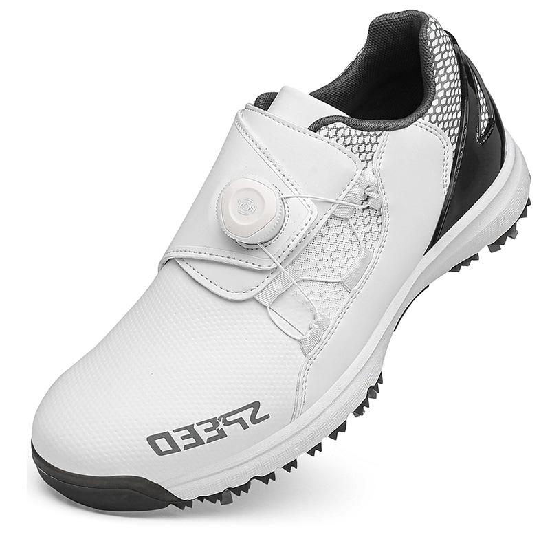 Size 36-47 Men Women Golf Shoes Quick Lace Professional Luxury Golf Light Weight Walking Footwears