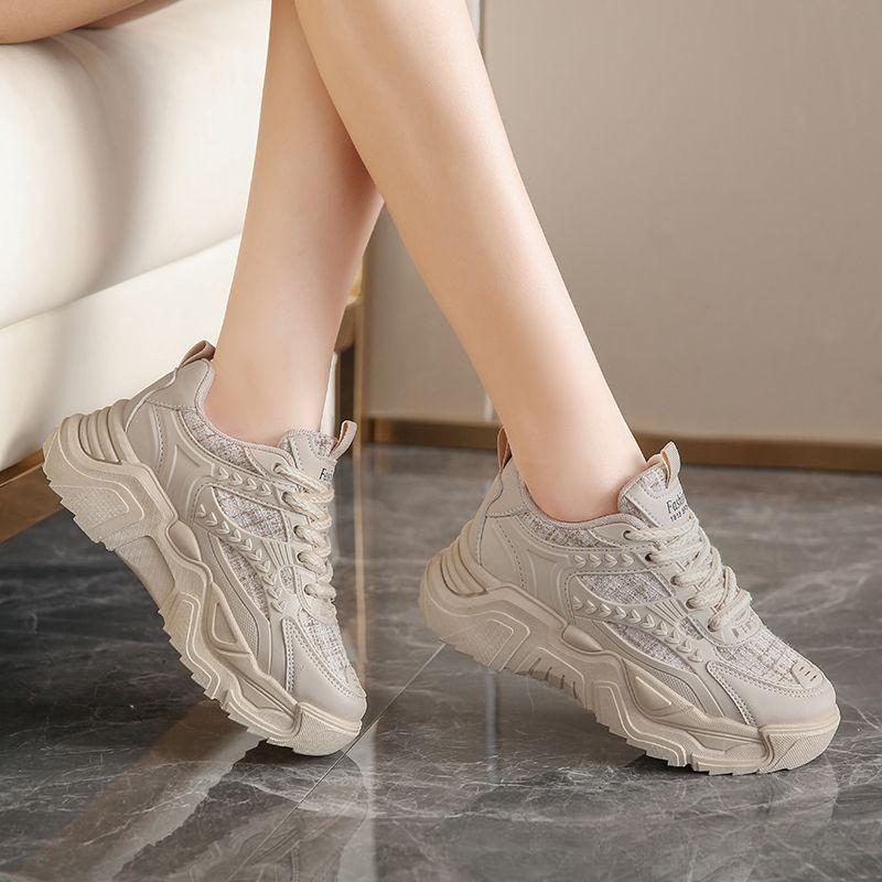 High Quality Fashion Women Sneakers 2025 Summer Breathable Platform Casual Walking Shoes Designer Female Vulcanize Shoes Zapatos